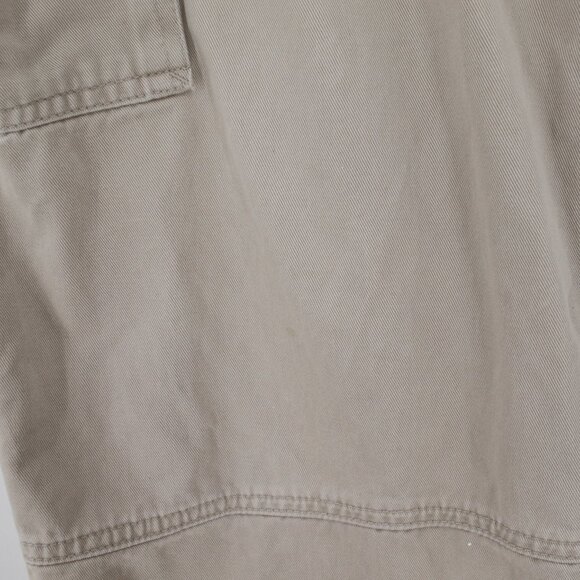 Y2K Abercrombie & fitch cargo pants Men's 32 34x29 flat front distressed cotton - Picture 7 of 16